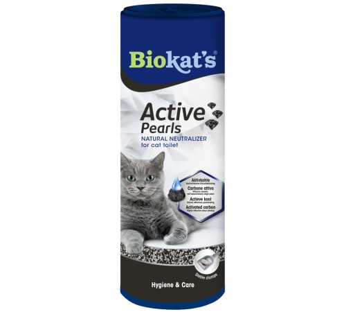 Дезодорант для котячого туалету Biokat's Active Pearls 700 г - активоване вугілля