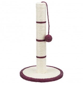 Дряпка-стовпчик Trixie з іграшкою на мотузці h=62 см (бірюзова, червона, чорна, синя)