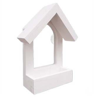 Годівниця для птахів House for Birds Балкон 24,5x19x7 см - білий