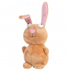 Іграшка для собак Кролик з пищалкою GiGwi Plush 16 см (плюш)