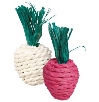 Іграшка для гризунів Trixie Редис 8 см, набір 2 шт. (натуральні матеріали)