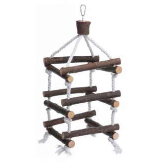 Іграшка для птахів Trixie Драбина мотузкова «Natural Living» 34 см (натуральні матеріали)