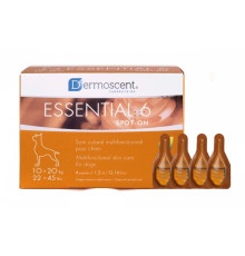 Капли на холку Dermoscent Essential-6 spot-on 10-20 кг, 1,2 мл - 4 пипетки