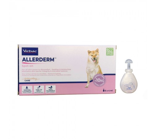 Краплі для собак Virbac Allerderm від 10 кг, 6 шт