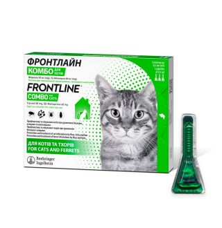 Краплі на холку для котів Boehringer Ingelheim Frontline Combo 1 шт