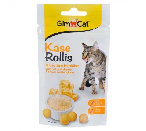 Ласощі для котів GimCat Kase-Rollis 40 г - сир