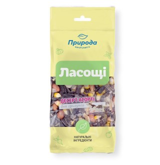 Ласощі для гризунів Природа «Десерт-асорті» 100 г (асорті)