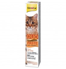 Ласощі для котів GimCat Duo Paste Anti-hairboll 50 г - сир та мальт