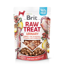 Ласощі для собак Brit Raw Treat Urinary Freeze-dried 40 г - індичка