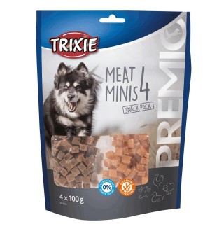 Ласощі для собак Trixie PREMIO Meat Minis 4 x 100 г (курка, качка, яловичина, баранина)