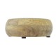 Миска металева ArjanImpex Wooden Holders With SS Insert Belly 370 мл - коричневий - cts