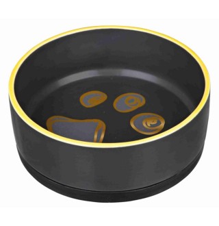Миска Trixie керамічна з гумовою кромкою 750 мл / 16 см (чорна) - cts