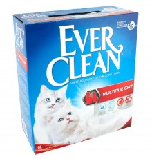 Наповнювач туалета для котів Ever Clean Multiple Cat без ароматизатора 6 л (бентонітовий)