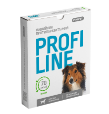 Нашийник для собак PROVET Profiline 70 см - зелений