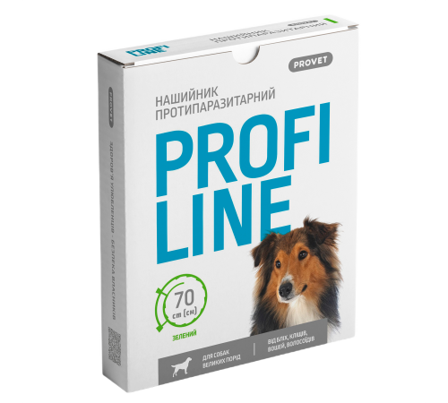 Нашийник для собак PROVET Profiline 70 см - зелений