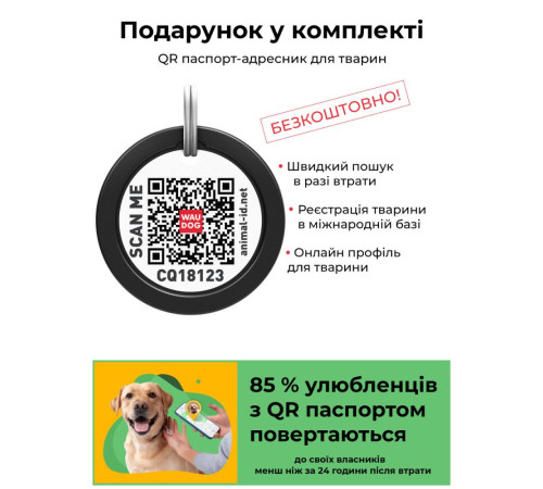 Нашийник для котів COLLAR Нейлон XS - леопард