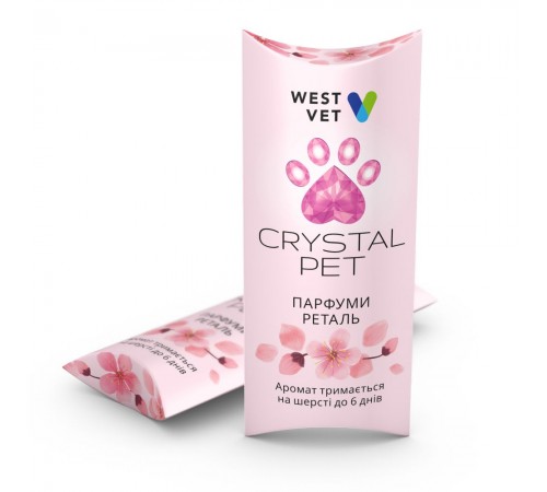 Парфуми для собак та котів West Vet Crystal Pet 5 мл - реталь