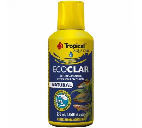 Препарат для очищення води від суспензій, домішок і помутнінь Tropical Ecoclar 250 мл