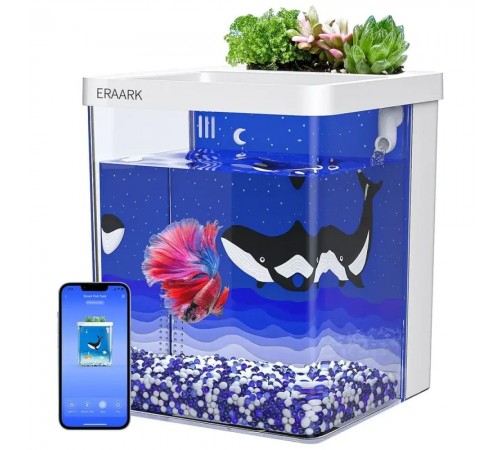 Розумний акваріум Petkit-mini EraArk прямий 16,4 x 21,3 x 16,4 см (5 л)