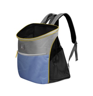 Рюкзак-переноска для котів та собак вагою до 8 кг Collar 35x25x37 см - синій