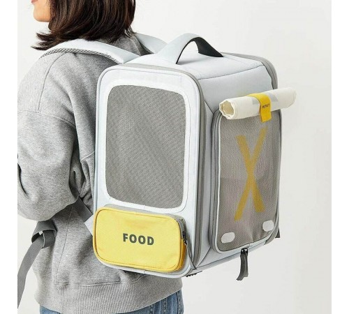 Рюкзак-переноска для собак та котів вагою до 6 кг PETKIT Breezy Zone 35 x 27 x 43 см