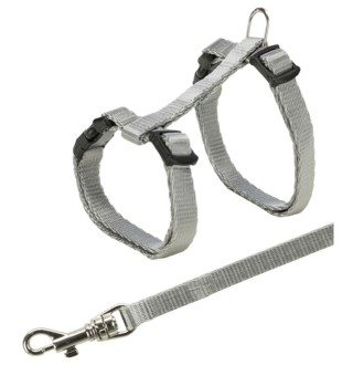 Шлейка з повідцем для кошенят Trixie нейлон S (кольори в асортименті)