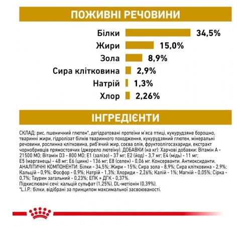 Сухий корм для котів Royal Canin Urinary S/O 3,5 кг