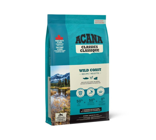 Сухий корм для собак Acana Classics Wild Coast Recipe 9,7 кг - оселедець