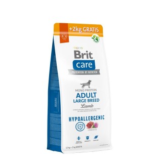 Сухий корм для собак Brit Care Dog Hypoallergenic Adult Large Breed 12 + 2 кг - ягня