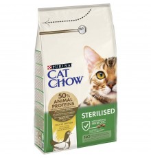 Сухий корм для котів Cat Chow Sterilized 1,5 кг - курка