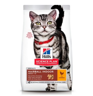 Сухий корм для котів Hill's Science Plan Hairball Indoor Adult 1,5 кг - курка