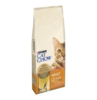 Purina Cat Chow Adult - сухий повнораціонний корм з куркою для дорослих котів, 15кг