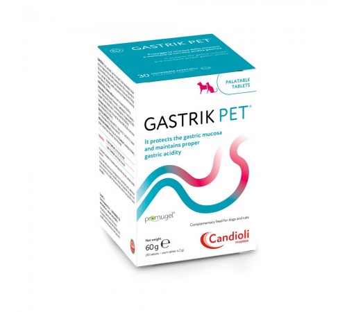 Таблетки для котів Candioli Gastrik Pet 30 шт