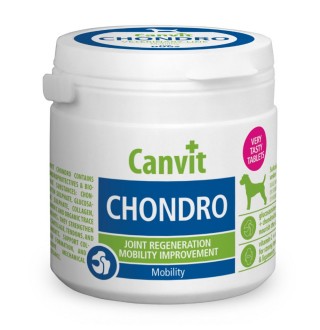 Canvit Chondro - вітамінний комплекс для суглобів, кісток і хрящів собак, 100г