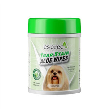 Вологі серветки для цуценят Espree Tear Stain Wipes 60 шт