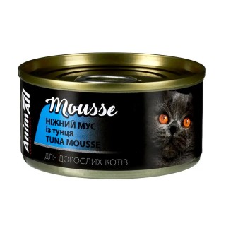 Вологий корм для котів AnimAll Adult 80 г - тунець