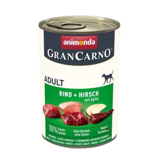 Вологий корм для собак Animonda GranCarno Adult 800 г - яловичина, оленина, яблуко
