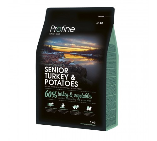 Сухий корм для літніх собак всіх порід Profine Senior Turkey 3 кг (індичка)