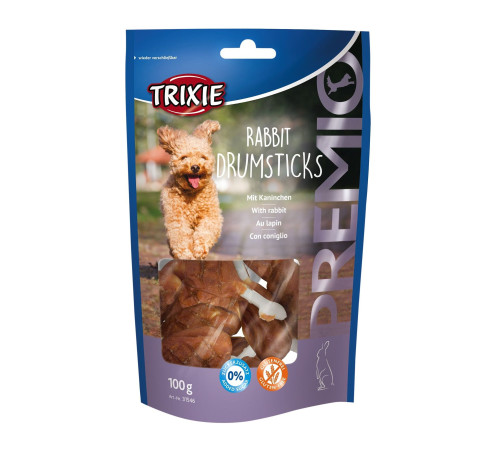 Ласощі для собак Trixie PREMIO Rabbit Drumsticks 100 г (кролик)