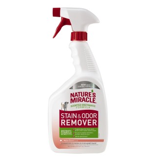 Спрей-знищувач Nature's Miracle «Stain & Odor Remover. Melon Burst Scent» для видалення плям і запахів від собак, з ароматом дині 946 мл