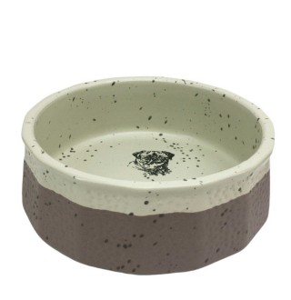 Миска керамічна KARO CRAFT Мопс 200 мл - бежевий