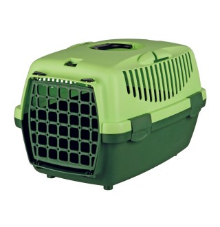 Контейнер-переноска для собак та котів вагою до 6 кг Trixie «Capri 1» 32 x 31 x 48 см (зелена)