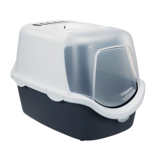 Туалет для котів Trixie закритий «Vico Open Top» 40 x 40 x 56 см (пластик, колір: сірий)