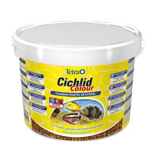 Сухий корм для акваріумних риб Tetra в гранулах «Cichlid Colour» 10 л (для всіх цихлід)