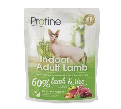 Сухий корм для котів Profine Cat Indoor 300 г - ягня та рис