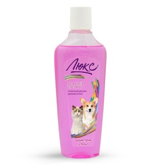 Шампунь для котів та собак «Люкс» 240 мл (від зовнішніх паразитів)