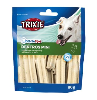 Ласощі для собак Trixie Denta Fun Dentros Mini 80 г (домашня птиця)