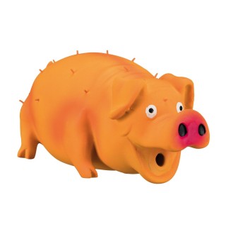 Іграшка для собак Trixie Свинка з щетиною, з пискавкою 21 см (латекс, кольори в асортименті)