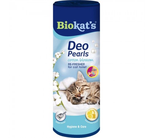 Дезодорант для котячого туалету Biokat's Deo Pearls 700 г - бавовна