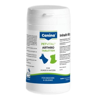Добавка для котів та собак Canina Petvital Arthro 60 таблеток 60 г